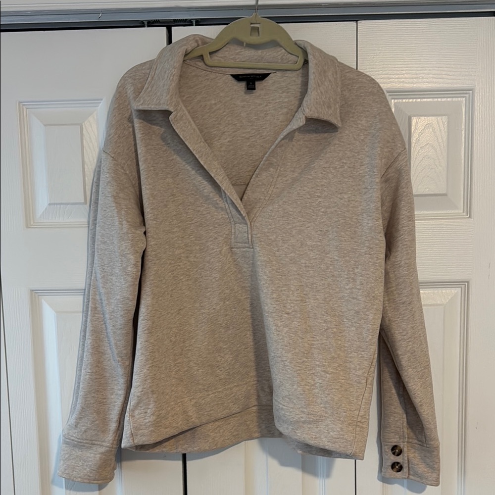 Banana Republic Light Beige Knit Top